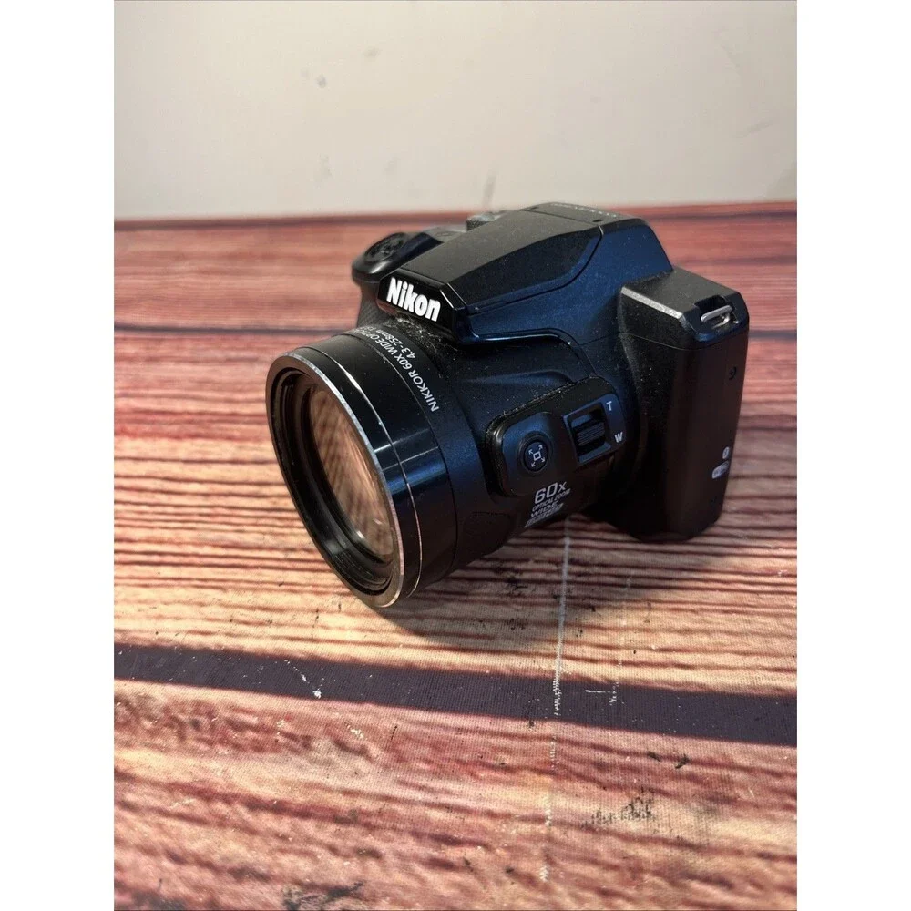 Nikon Coolpix B600 Point & Shoot Camera Black W/Nikkor 60x Lens - For Parts